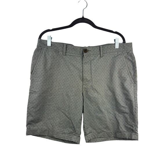 Original Penguin Men’s Gray Textured Dot Shorts,  36, 100% Cotton, Casual Summer - Picture 1 of 15